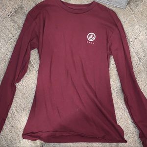 Maroon long sleeved tee